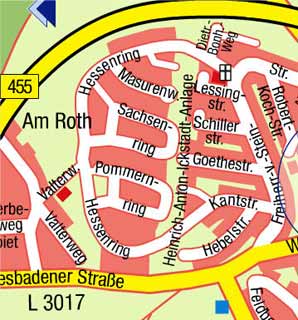 Lageplan Skulpturenweg