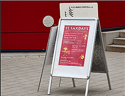 SAXDAYS Plakatständer